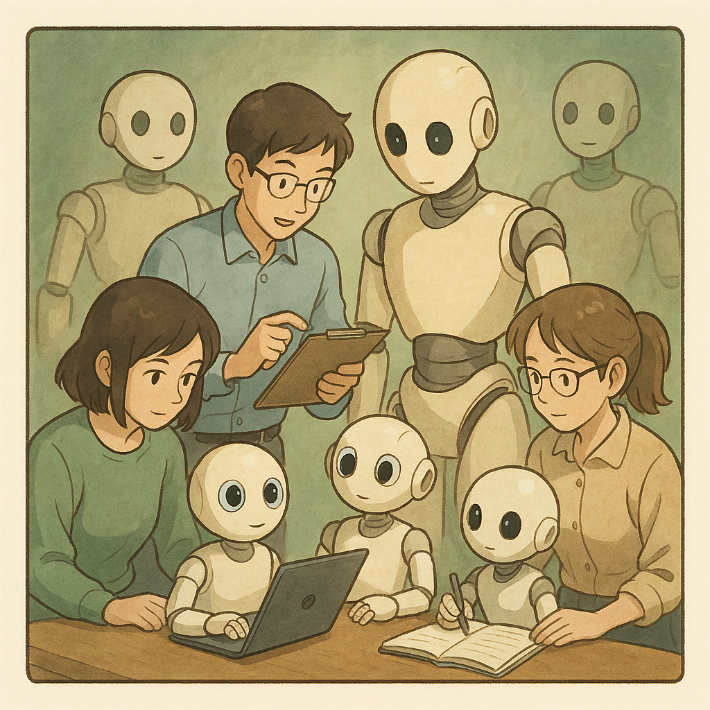 Collaborative AI robots